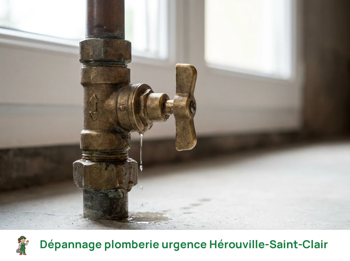 Dépannage plomberie urgence à Hérouville-Saint-Clair