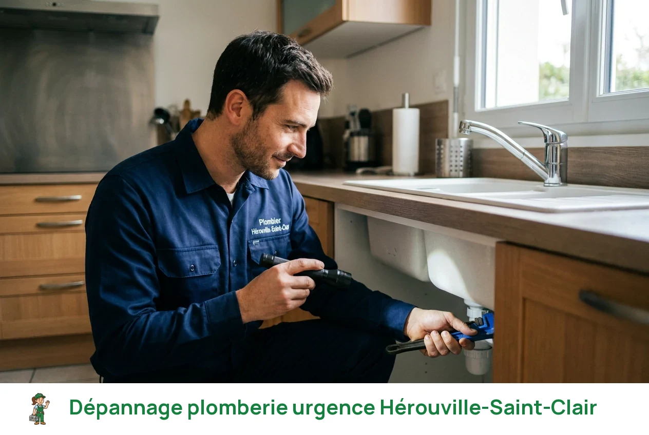 Dépannage plomberie urgence à Hérouville-Saint-Clair