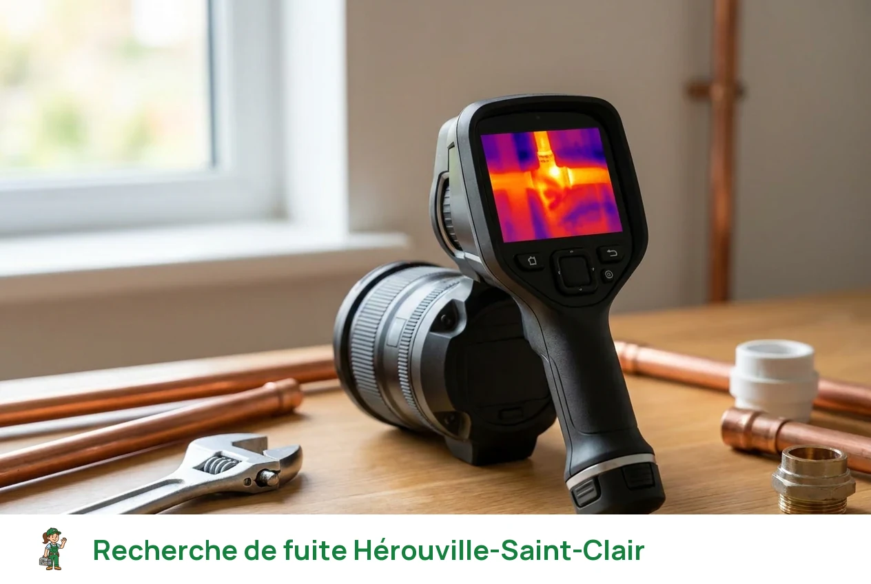 Recherche de fuite à Hérouville-Saint-Clair