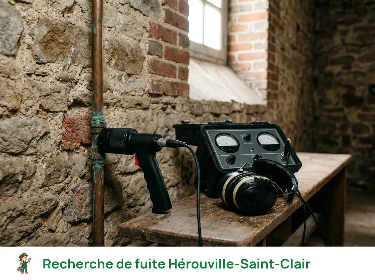 Recherche de fuite à Hérouville-Saint-Clair