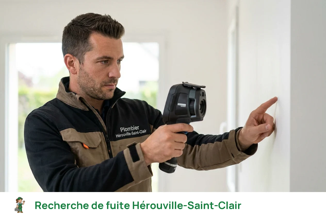Recherche de fuite à Hérouville-Saint-Clair
