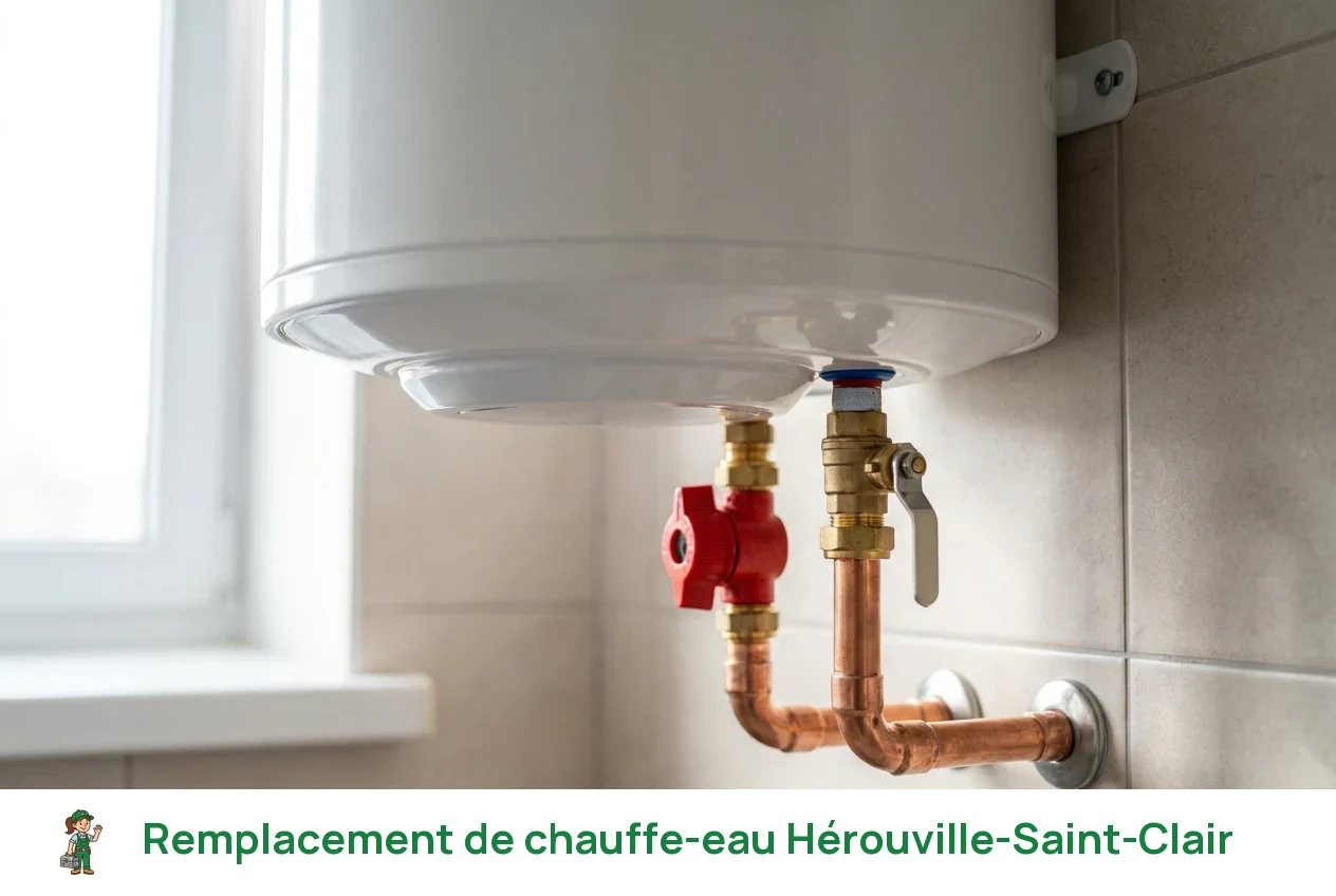 Remplacement de chauffe-eau à Hérouville-Saint-Clair
