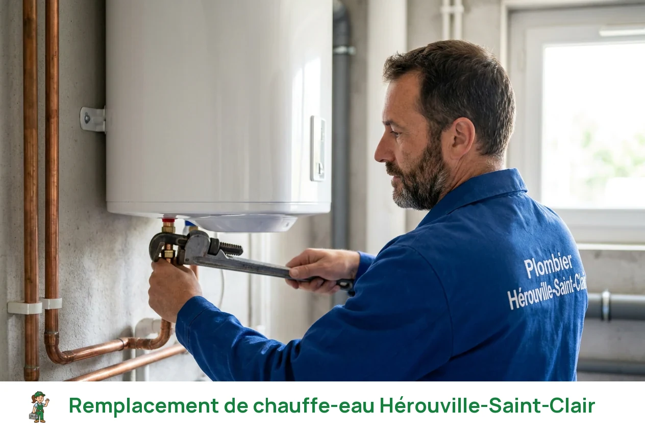 Remplacement de chauffe-eau à Hérouville-Saint-Clair