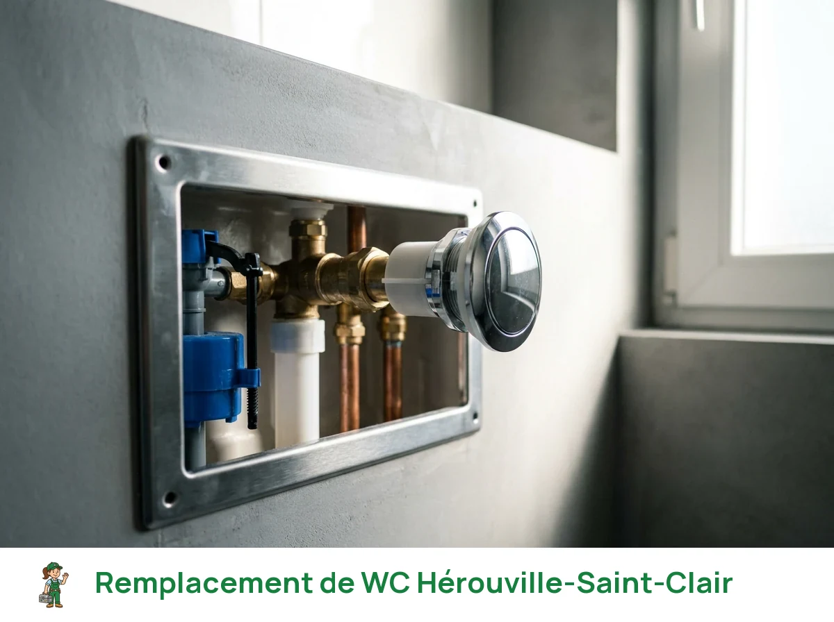 Remplacement de WC à Hérouville-Saint-Clair